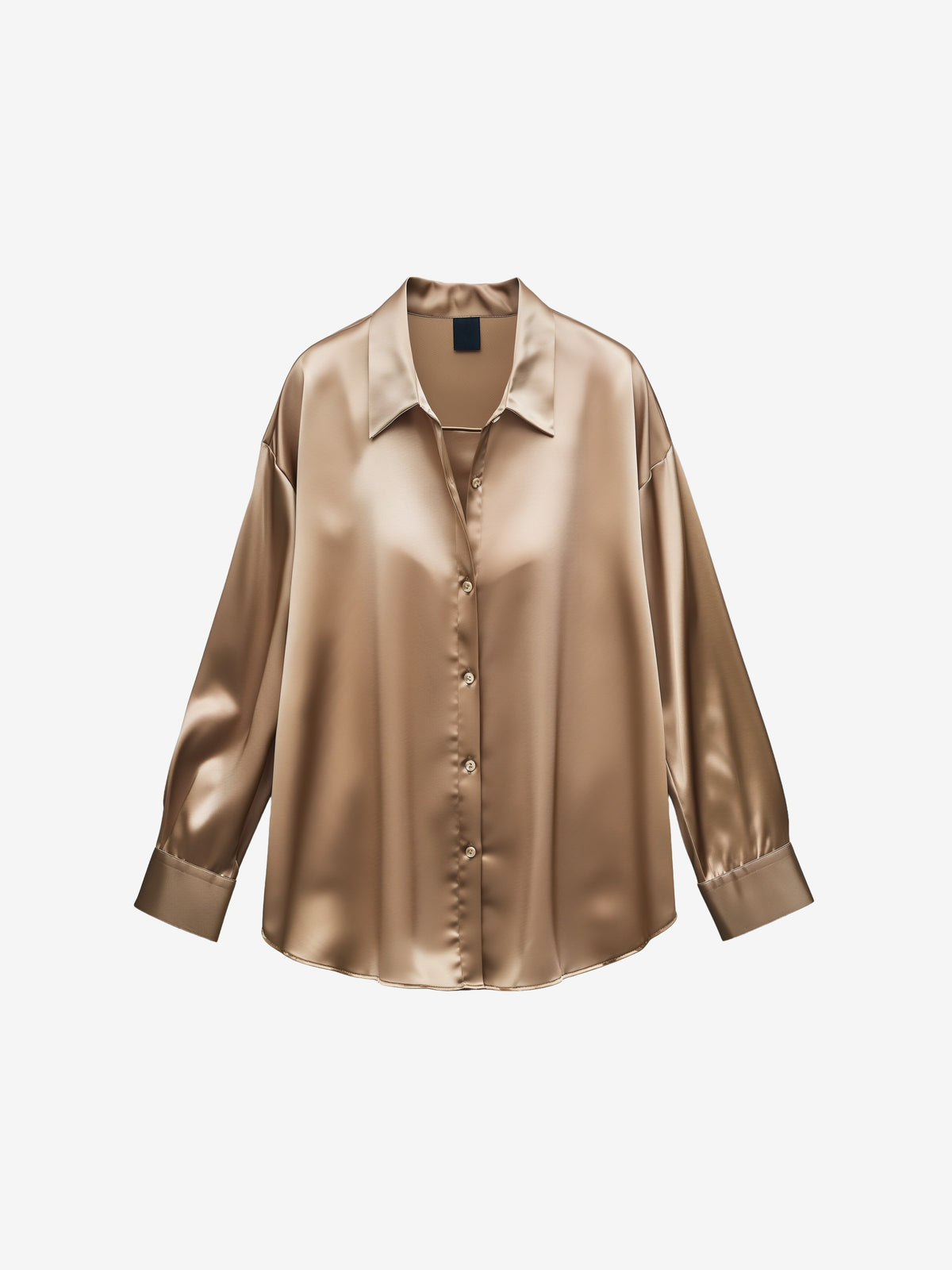 Silk Button-Up Blouse-zoom-4