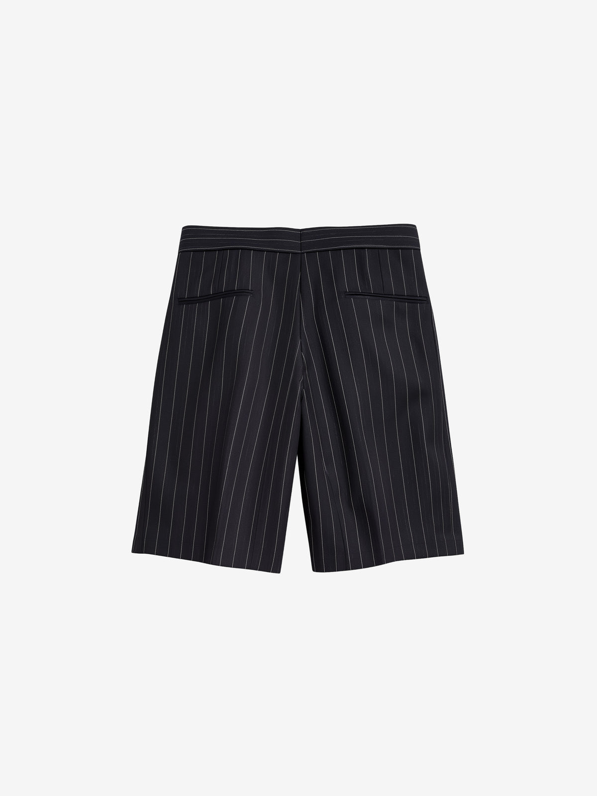 Tailored Pinstripe Shorts-4