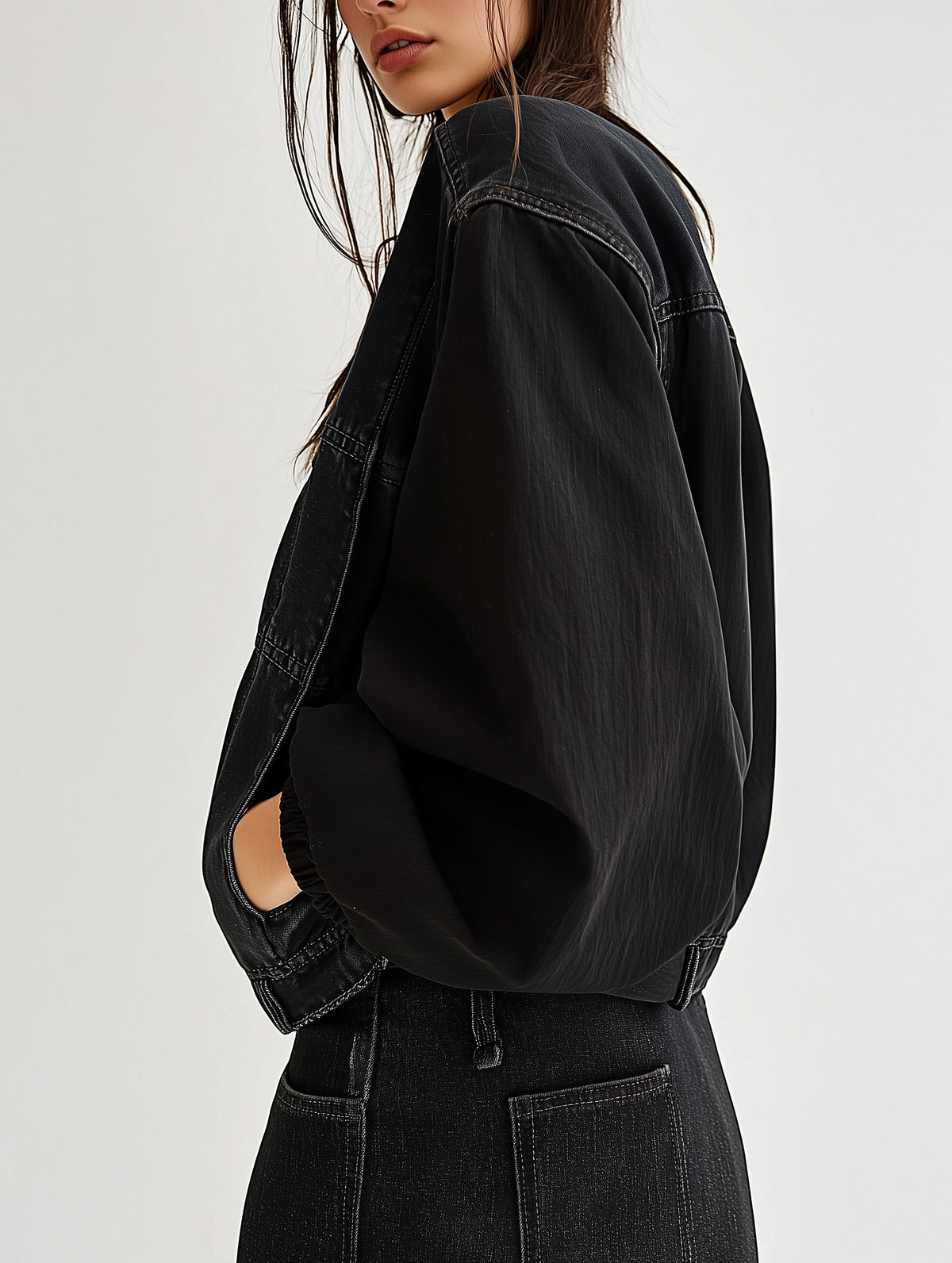 Oversized Denim Shirt Jacket