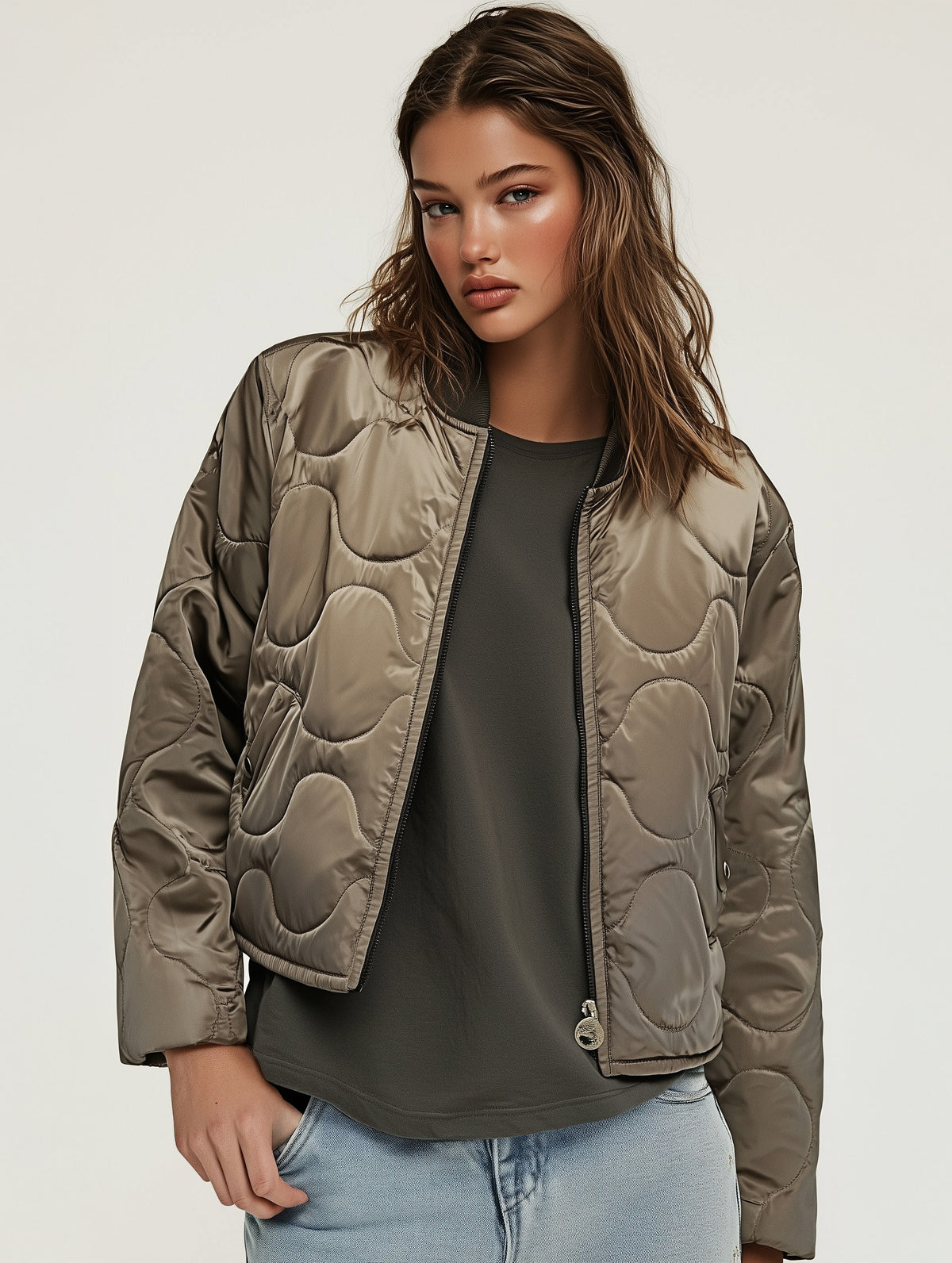 Quilted Bomber Jacket-zoom-1