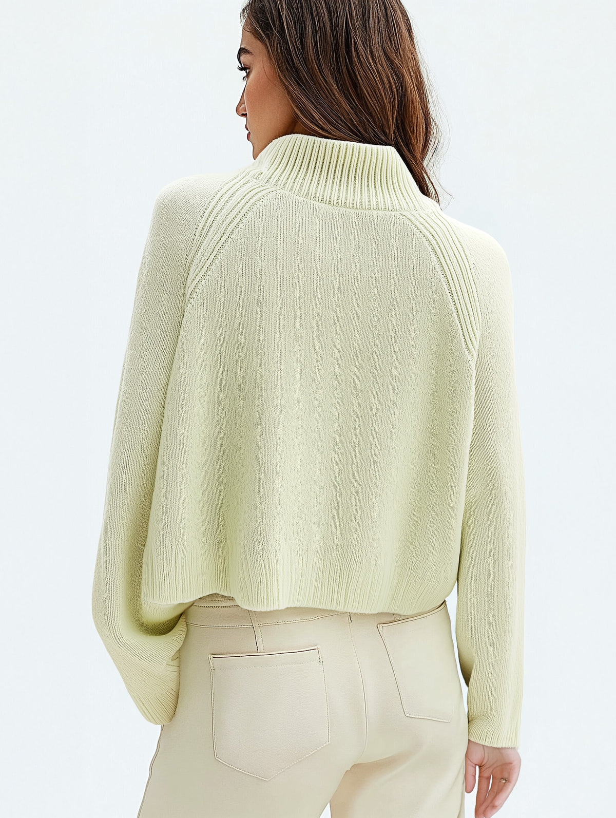 Ribbed Knit Long Sleeve Pullover-3