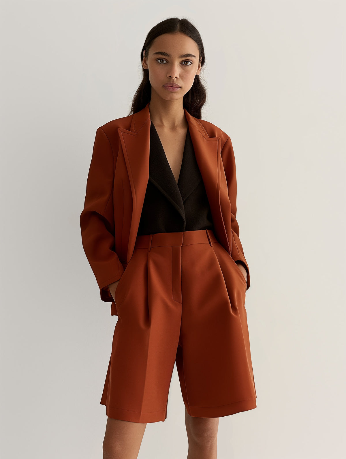 Structured Bermuda Shorts-1