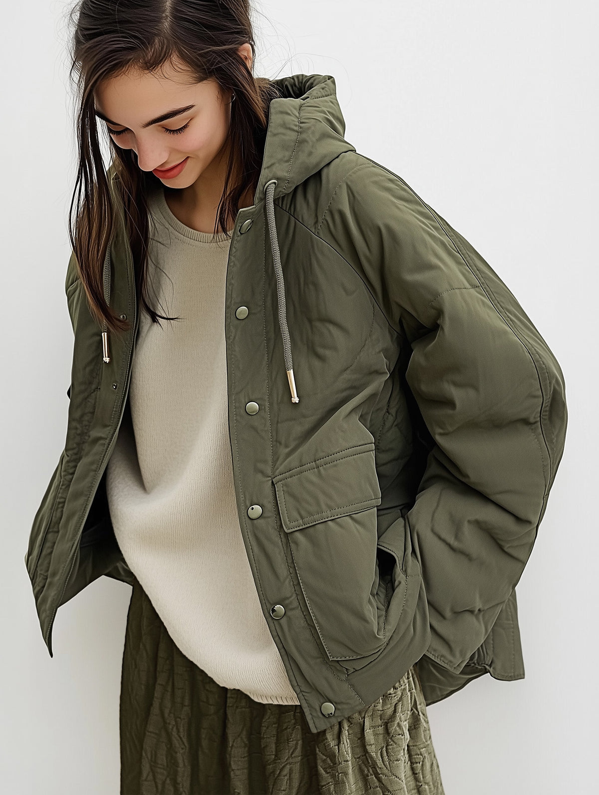 Oversized Utility Hooded Jacket-1