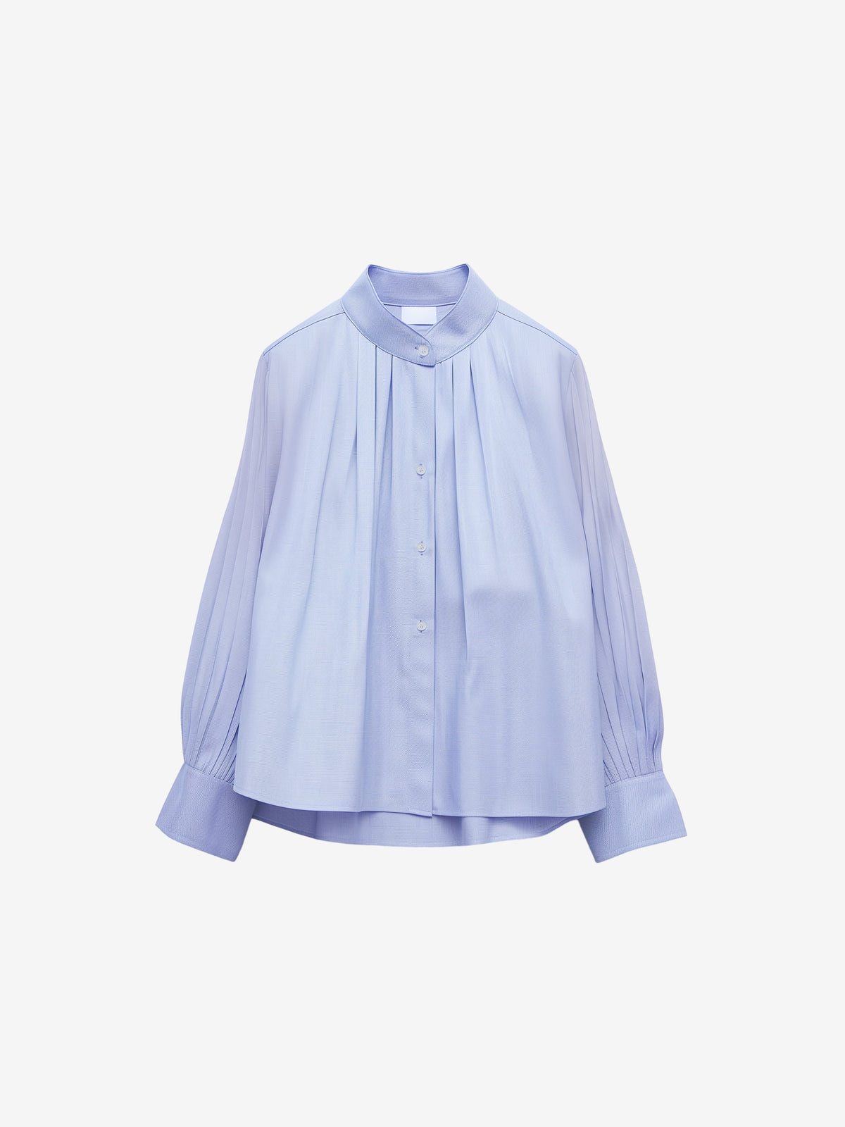 Pleated Collar Blouse-3