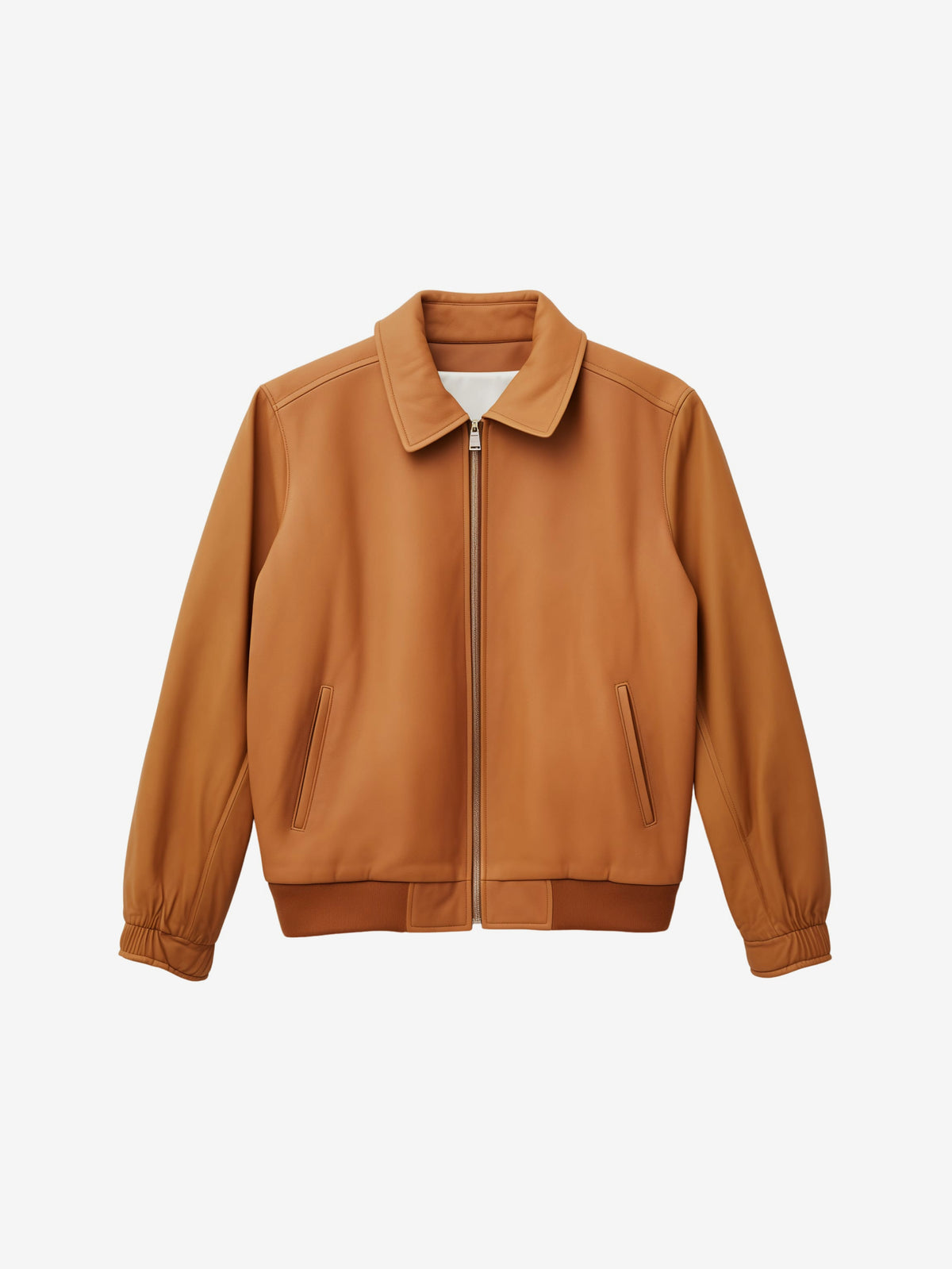 Structured Zip-Up Bomber-1