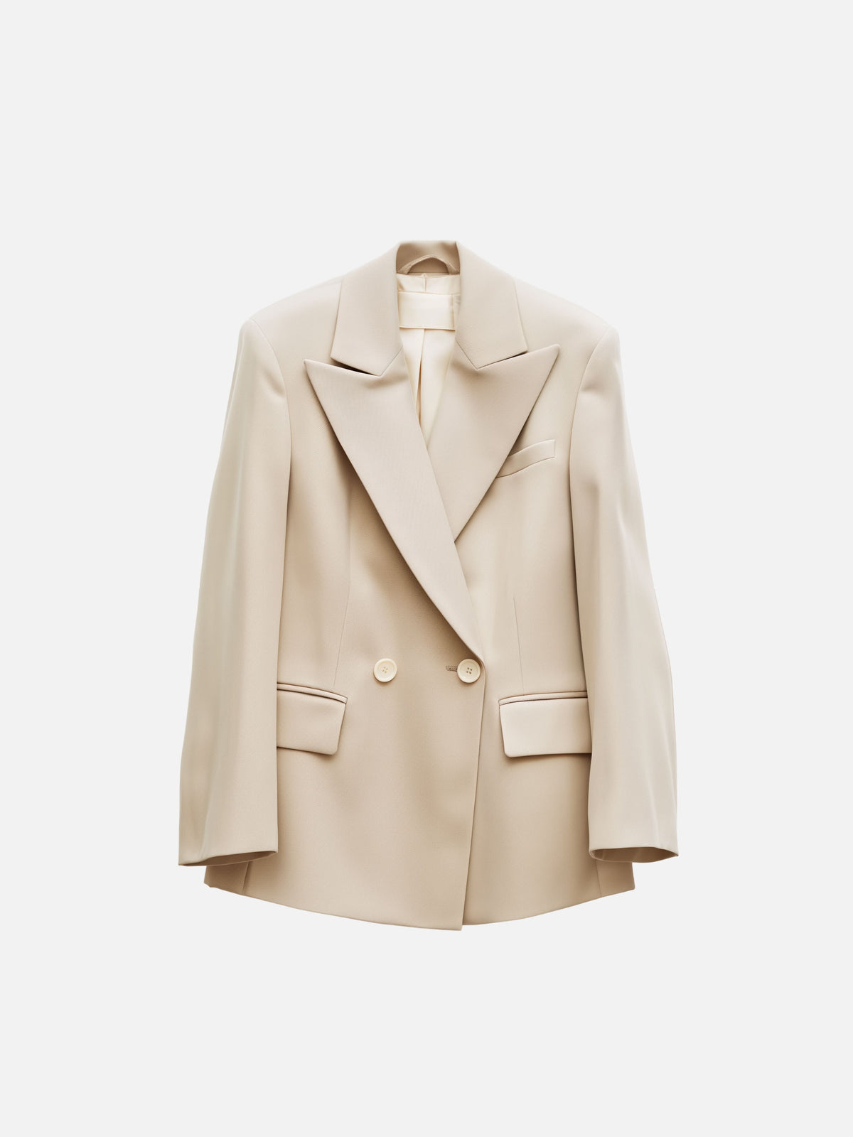 Double-Breasted Fitted Blazer