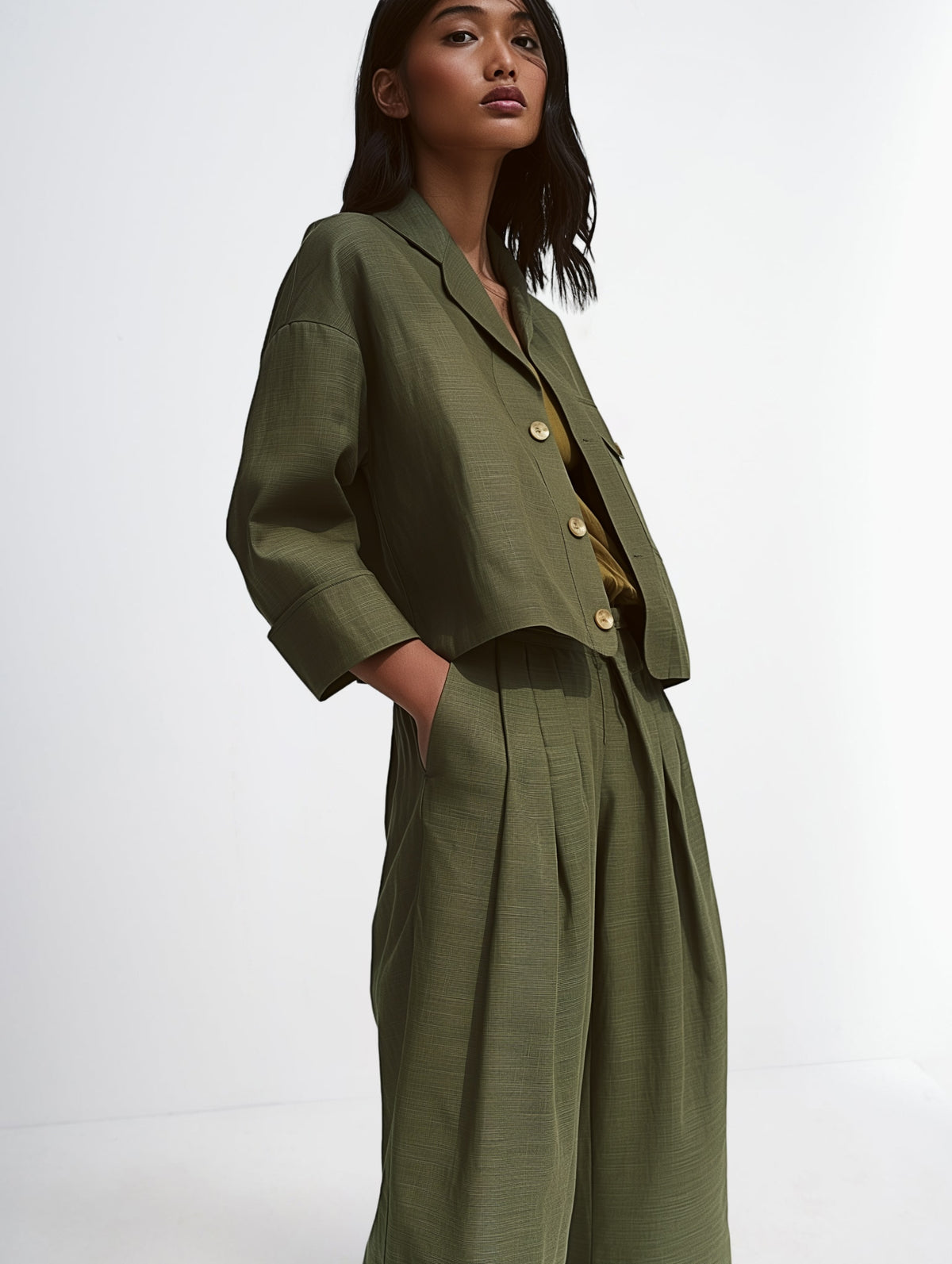 Boxy Pleated Trousers-zoom-1