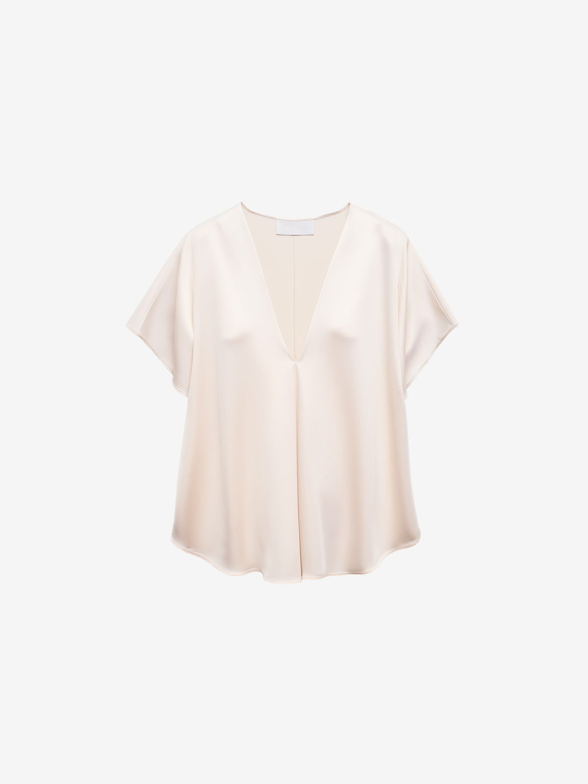 V-Neck Satin Top