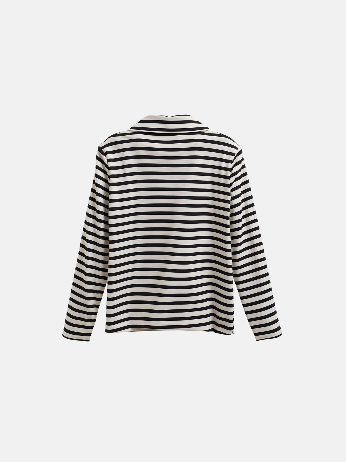 Striped Half-Zip Polo-3