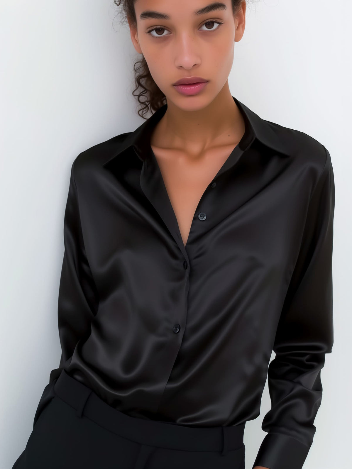 Classic Satin Shirt-1